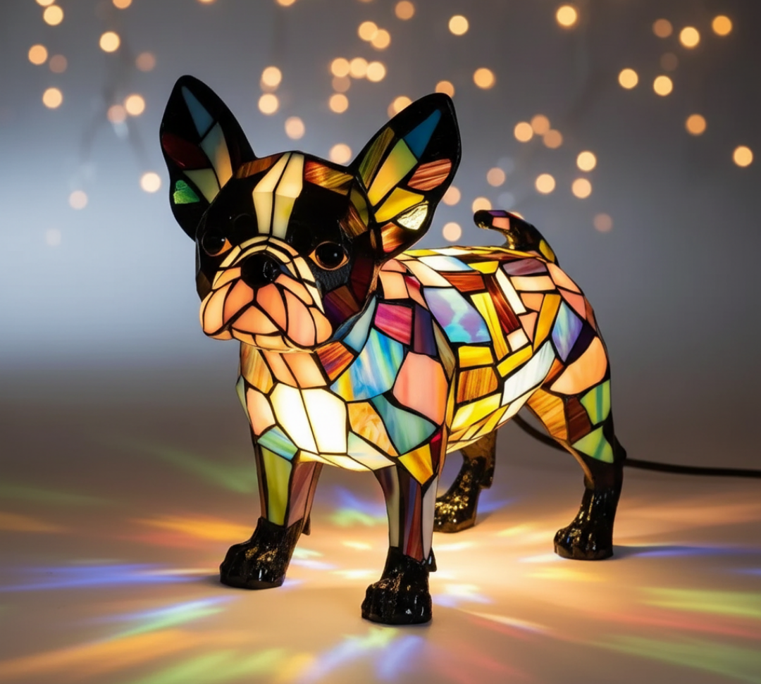 Candeeiro Geométrico Boston Terrier | Lisboa by Luisa
