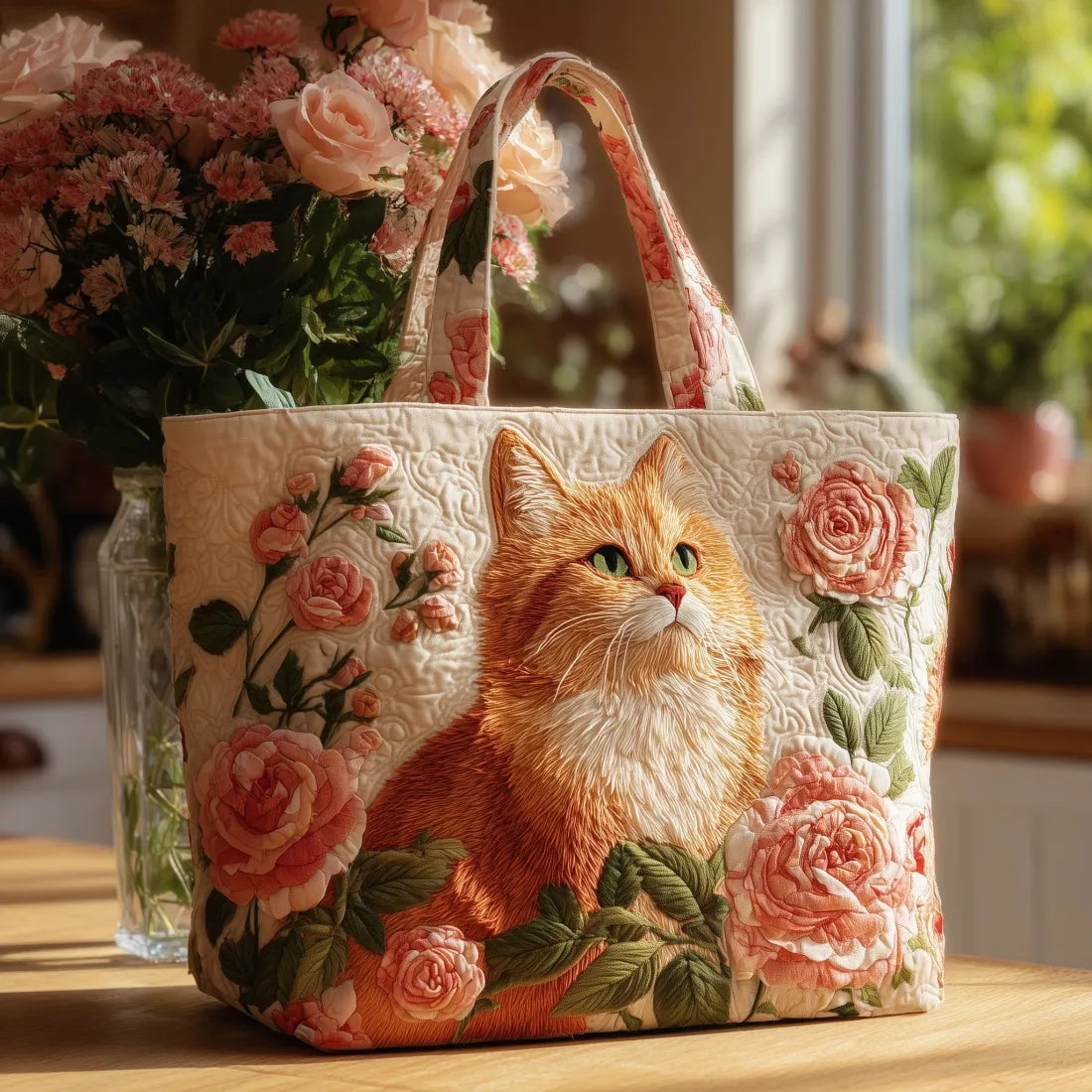 Mala Tote Acolchoada Rosa Elegante | Lisboa by Luisa