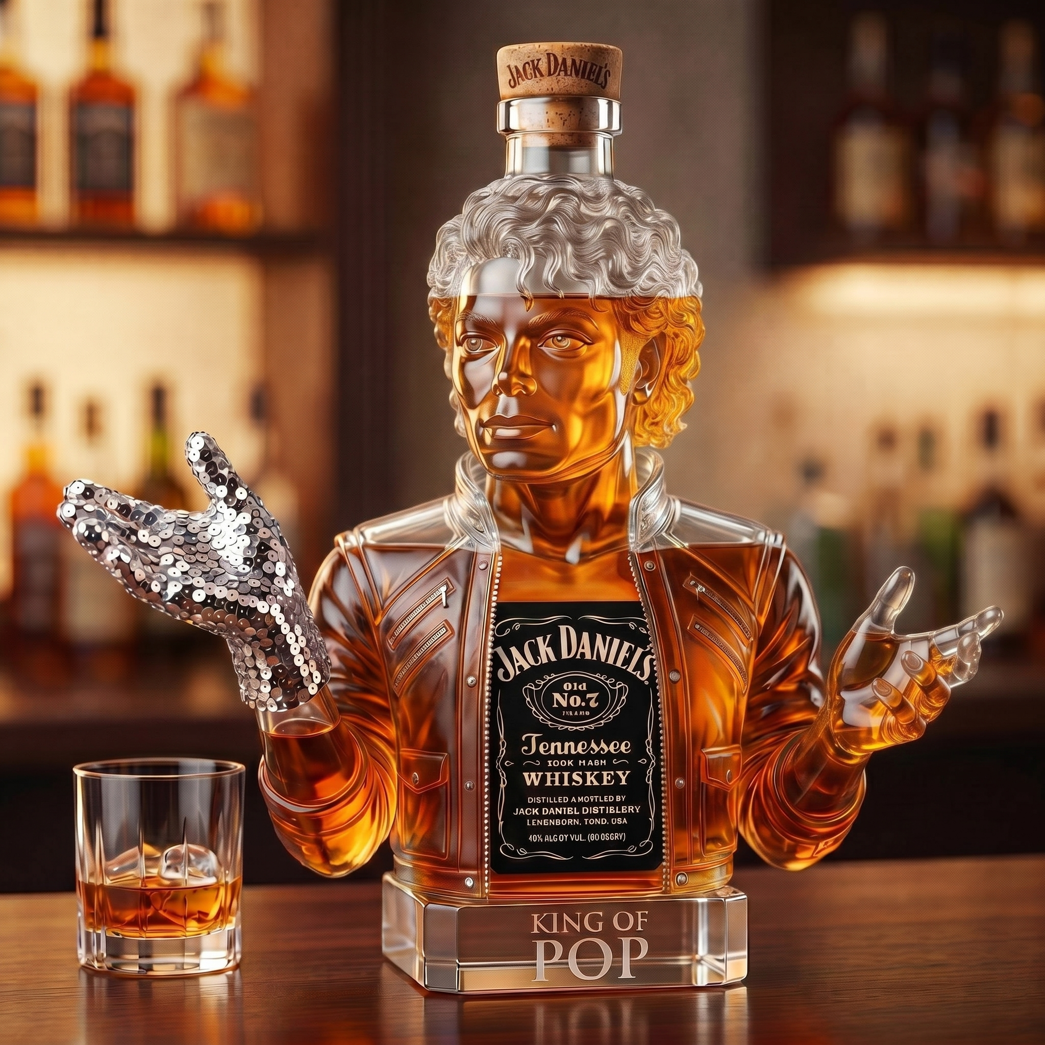 Decanter de Whisky Michael Jackson | Lisboa by Luisa