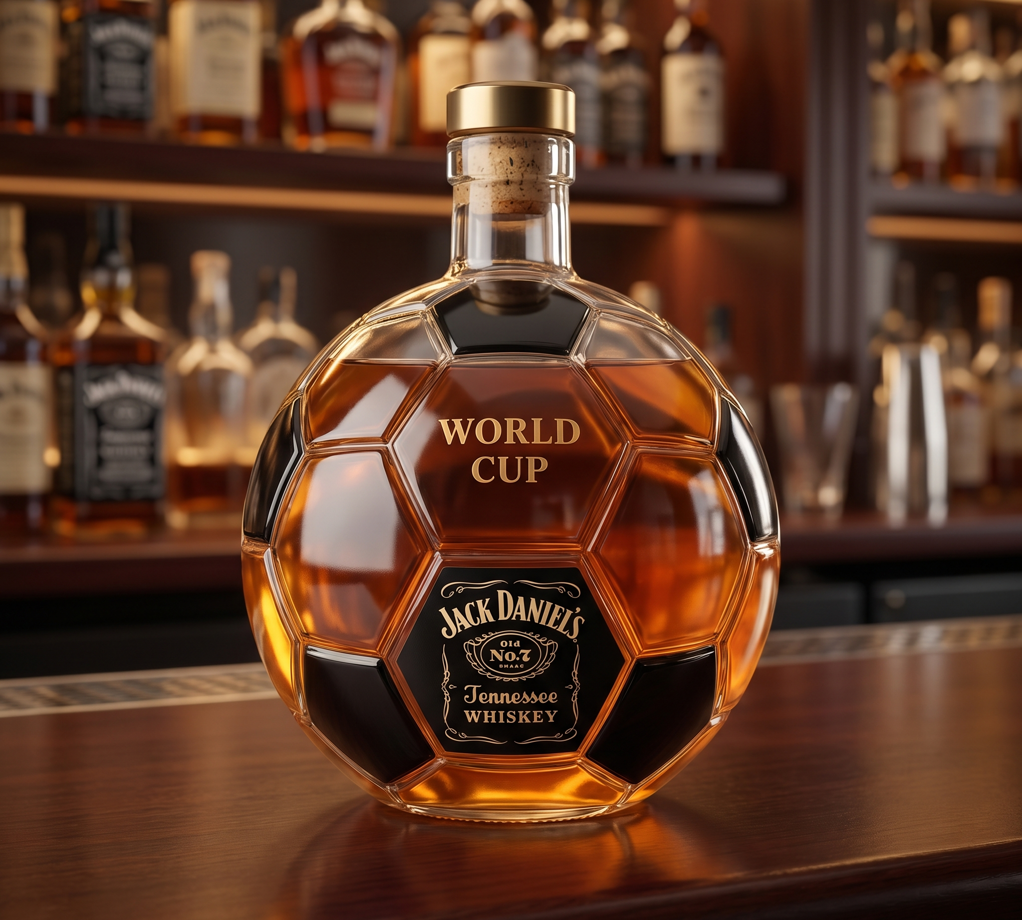 Decanter de Whisky Bola de Futebol Mundial 2026 | Lisboa by Luisa