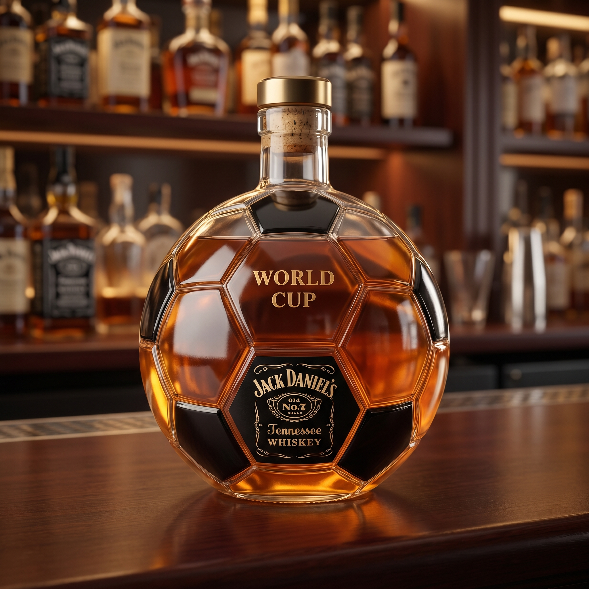 Decanter de Whisky Bola de Futebol Mundial 2026 | Lisboa by Luisa