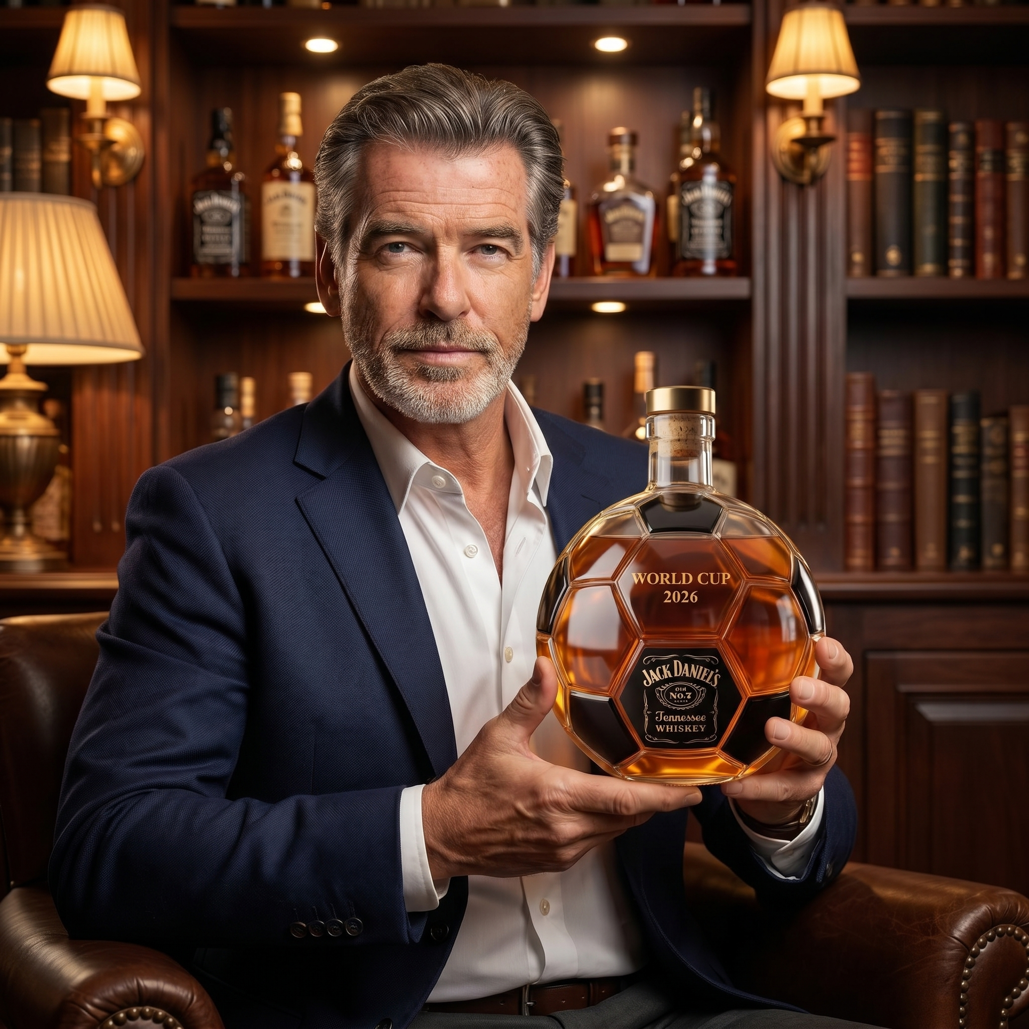 Decanter de Whisky Bola de Futebol Mundial 2026 | Lisboa by Luisa