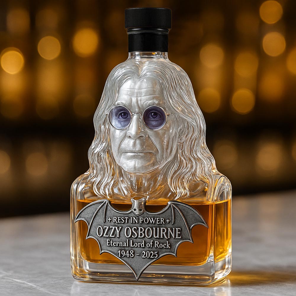 Decanter de Whisky Ozzy Osbourne Príncipe das Trevas | Lisboa by Luisa