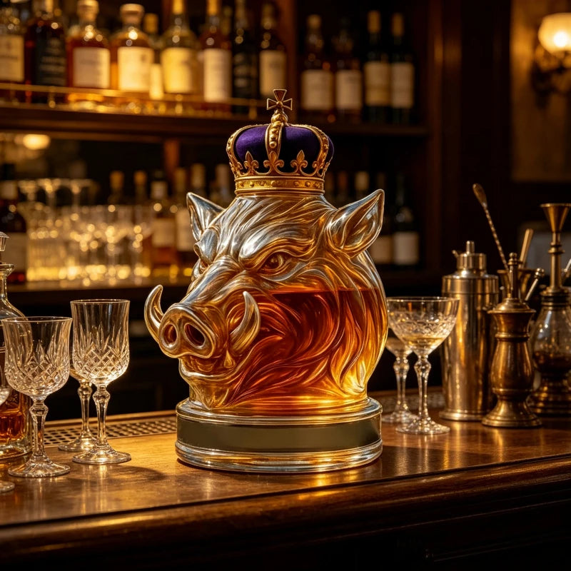 Decanter de Whisky Javali Coroado | Lisboa by Luisa