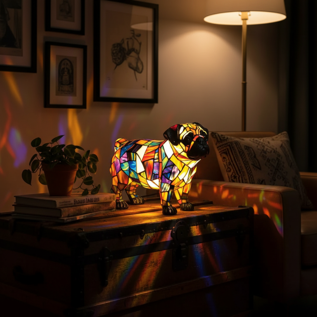 Candeeiro Geométrico Bulldog Brilhante | Lisboa by Luisa