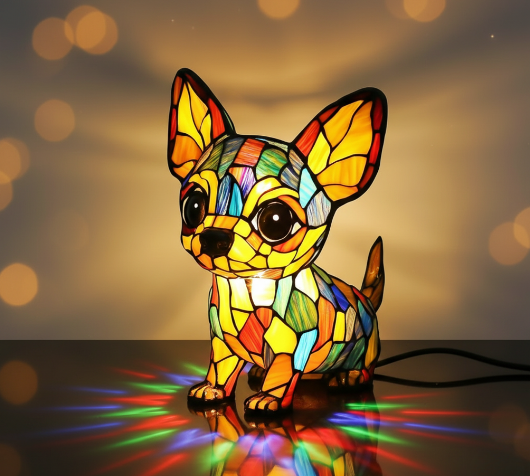 Candeeiro Geométrico Chihuahua de Medalha | Lisboa by Luisa