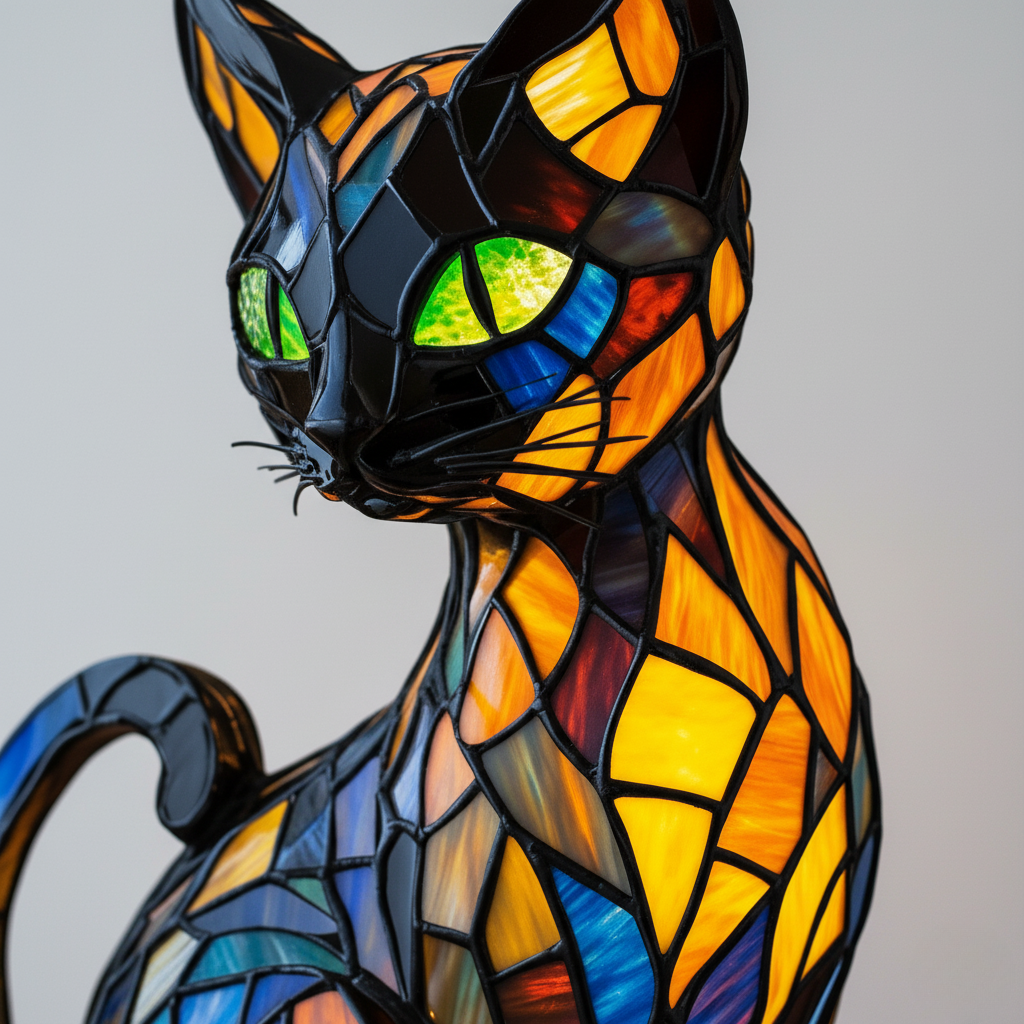 Candeeiro Geométrico Gato Elegante | Lisboa by Luisa