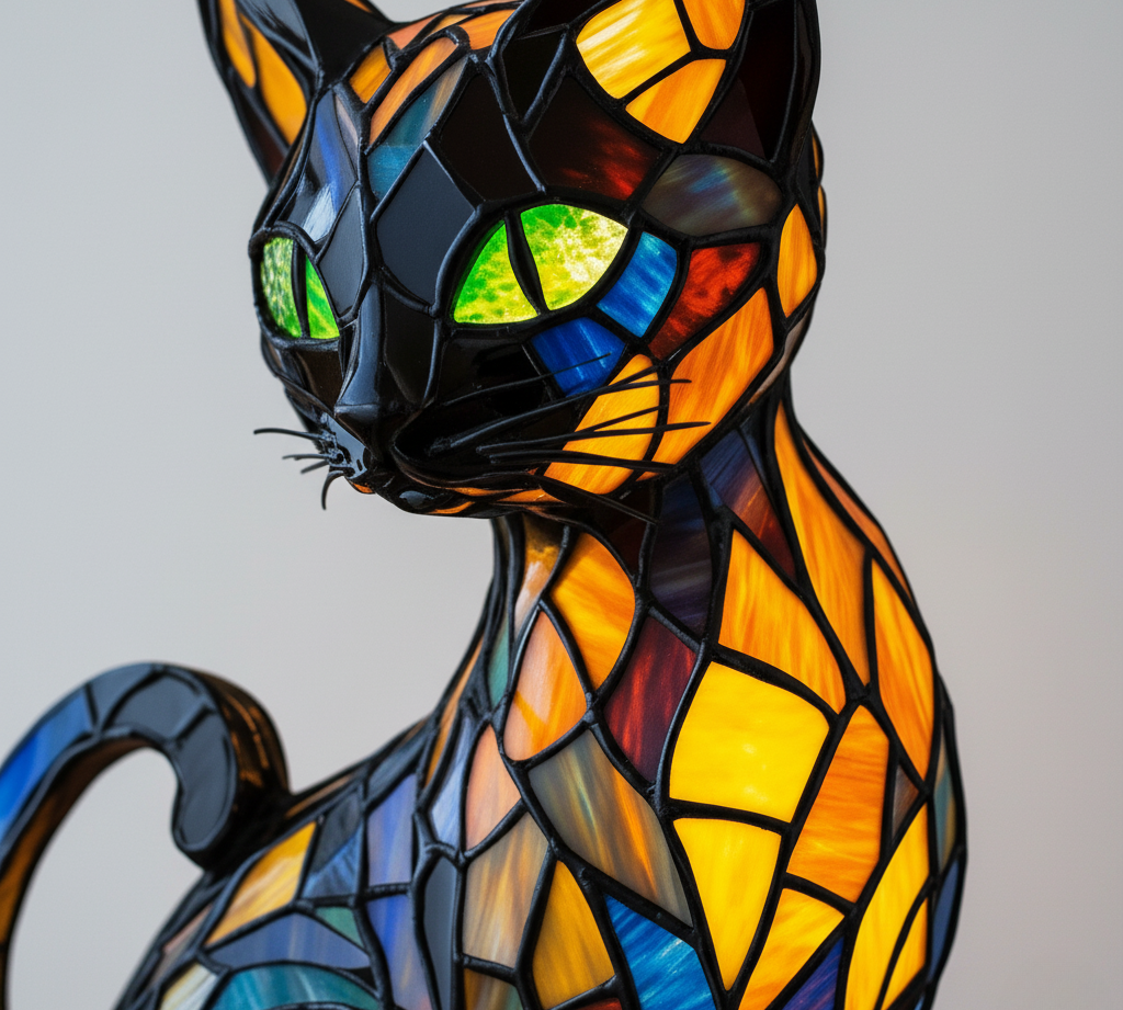 Candeeiro Geométrico Gato Elegante | Lisboa by Luisa