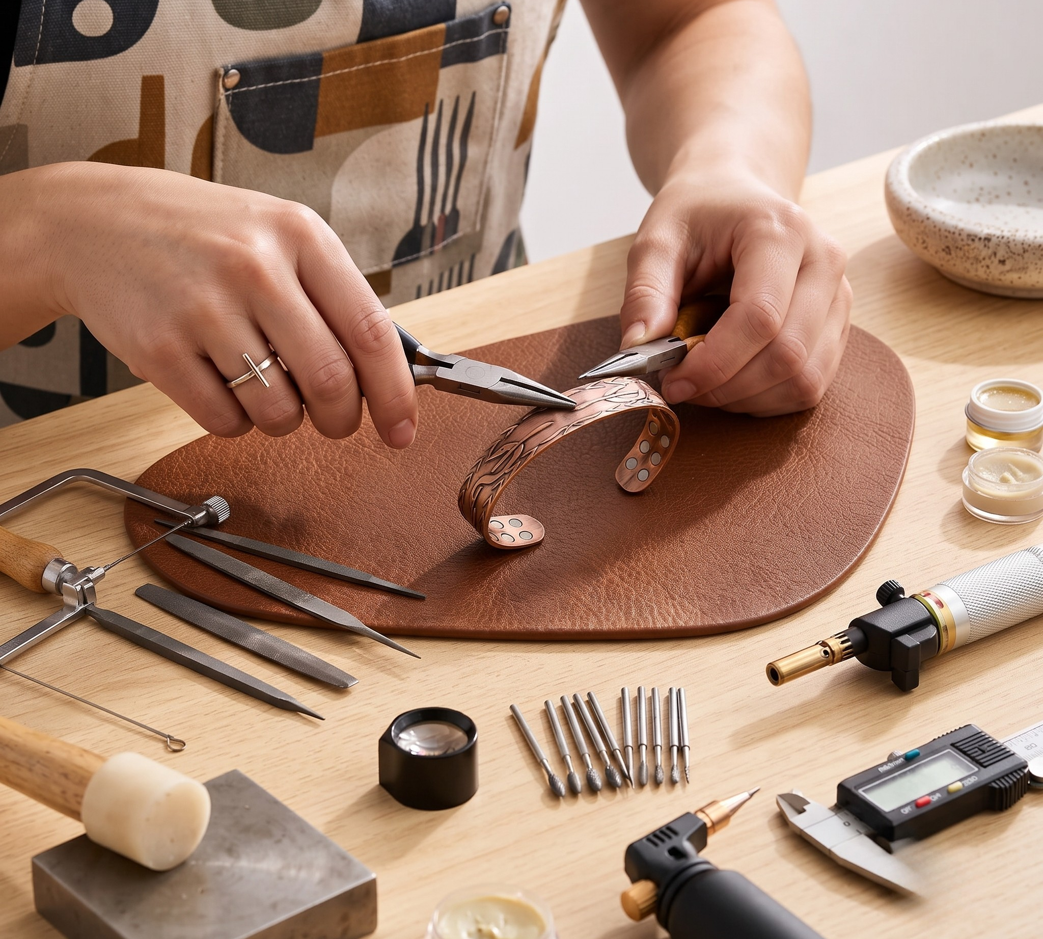 Pulseira de Cobre com Folhas | Lisboa by Luisa