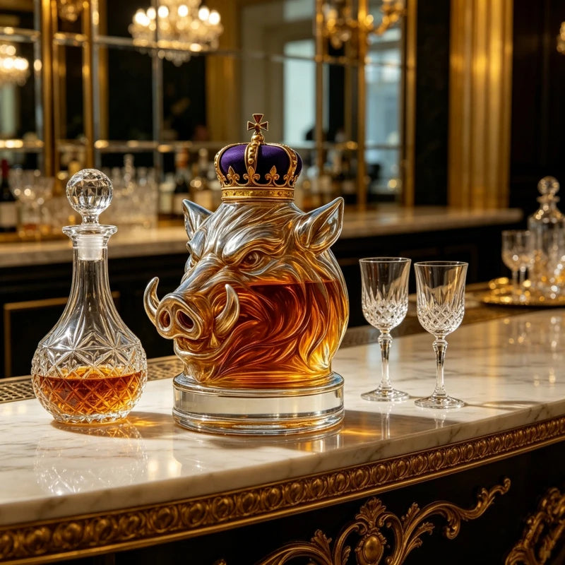 Decanter de Whisky Javali Coroado | Lisboa by Luisa