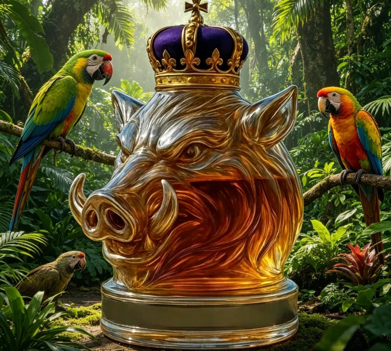 Decanter de Whisky Javali Coroado | Lisboa by Luisa