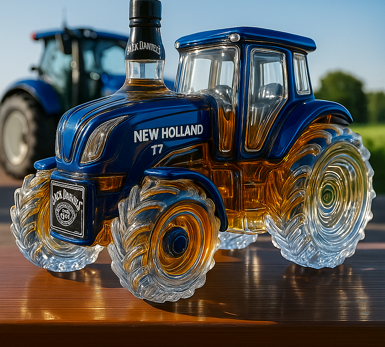 Decanter de Whisky Trator New Holland T7 | Lisboa by Luisa