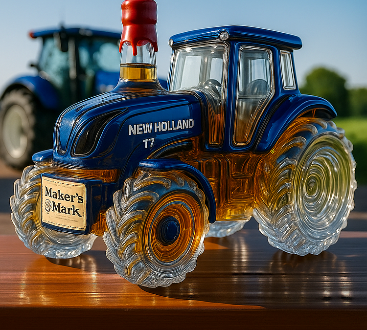 Decanter de Whisky Trator New Holland T7 | Lisboa by Luisa