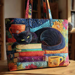 Mala Tote Acolchoada Gato Preto, Livro e Caneca | Lisboa by Luisa