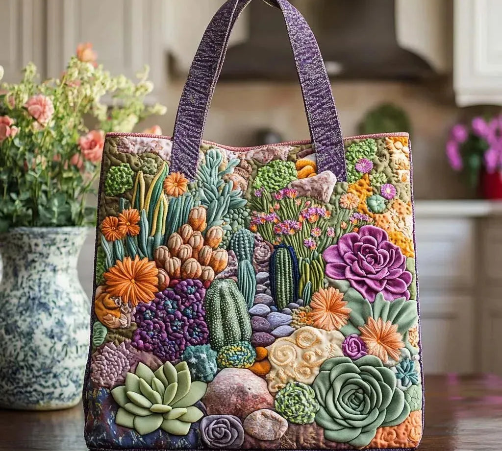 Mala Tote Acolchoada Jardim de Pedra | Lisboa by Luisa