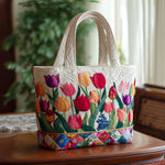 Mala Tote Acolchoada Tulipas | Lisboa by Luisa