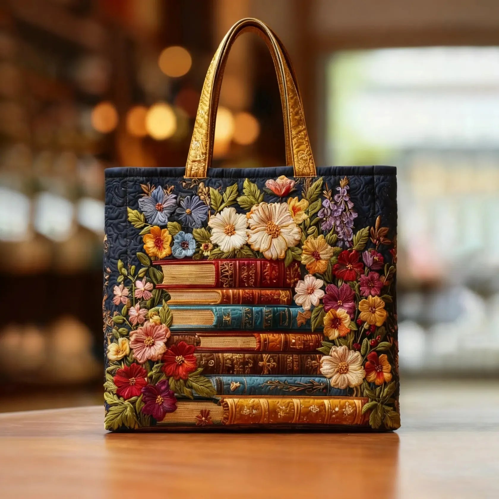 Mala Tote Acolchoada Floral Romântico | Lisboa by Luisa