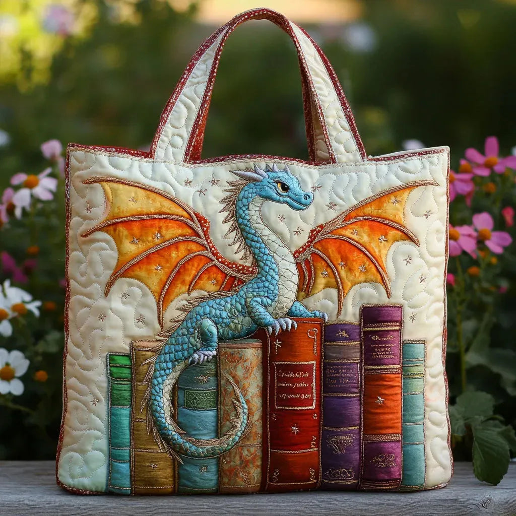 Mala Tote Acolchoada Dragão Esmeralda | Lisboa by Luisa