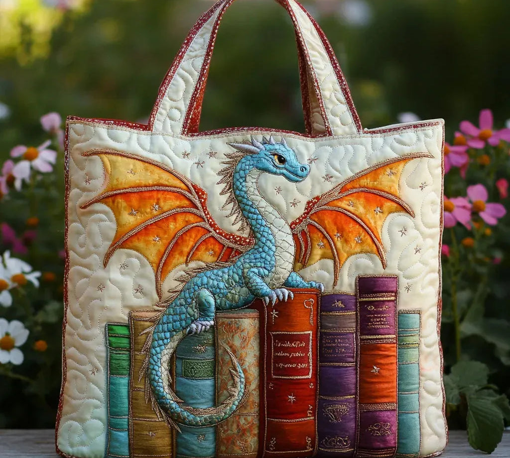 Mala Tote Acolchoada Dragão Esmeralda | Lisboa by Luisa