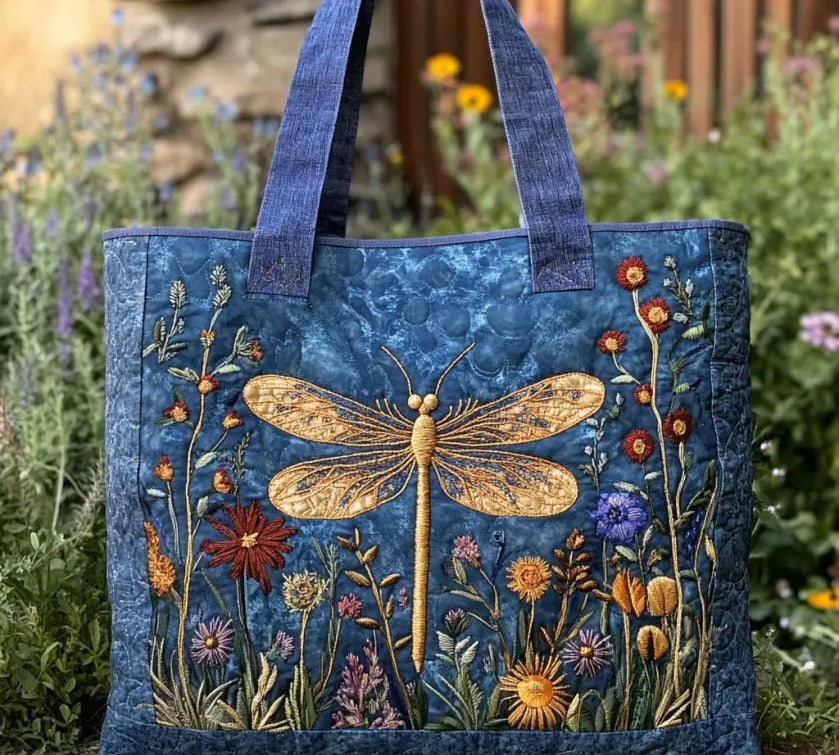 Mala Tote Acolchoada Dragão Dourado | Lisboa by Luisa