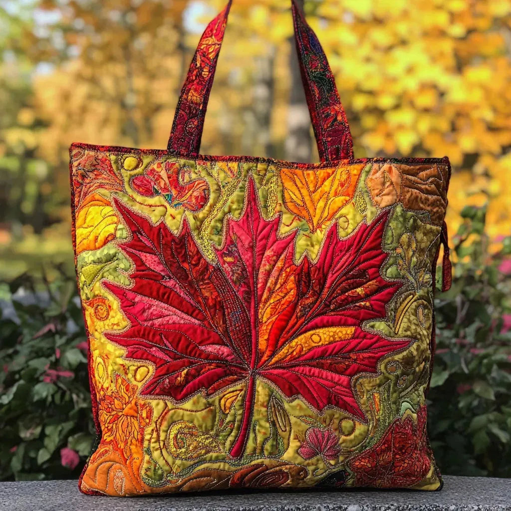 Mala Tote Acolchoada Folhas de Ácer | Lisboa by Luisa