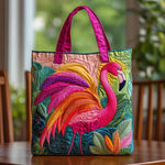 Mala Tote Acolchoada Flamingo Dourado | Lisboa by Luisa