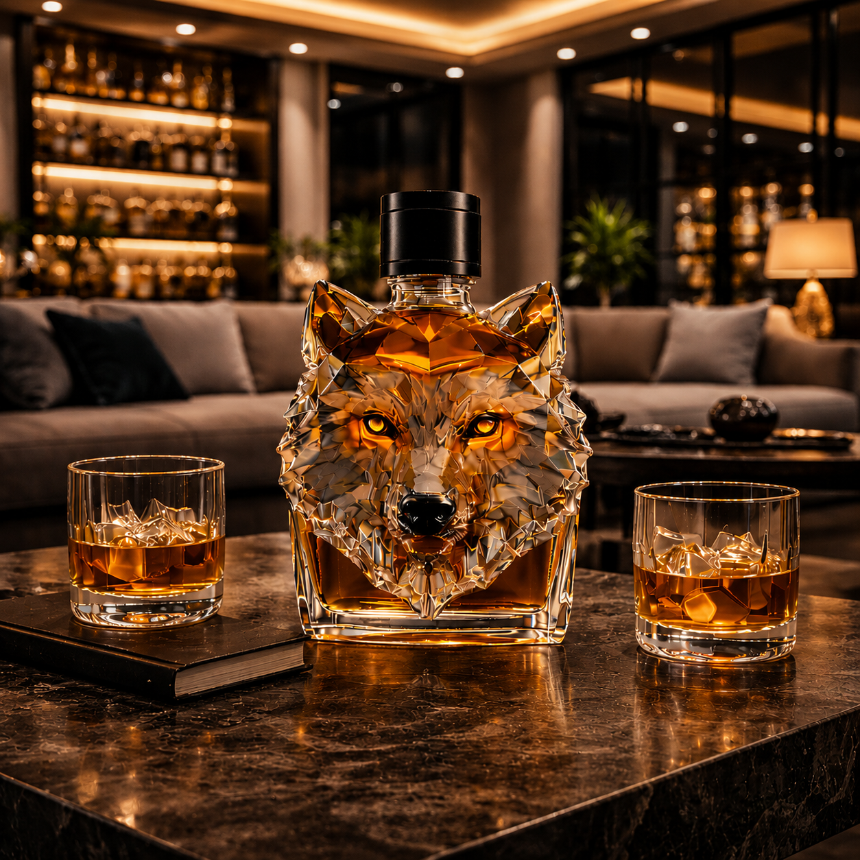 Decanter de Whisky Cabeça de Lobo | Lisboa by Luisa