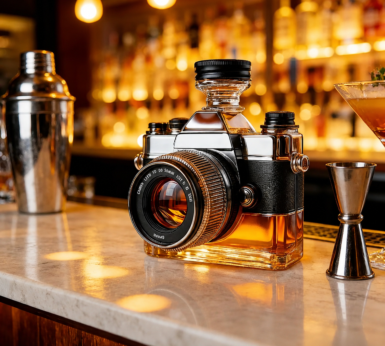 Decanter de Whisky Máquina Fotográfica | Lisboa by Luisa