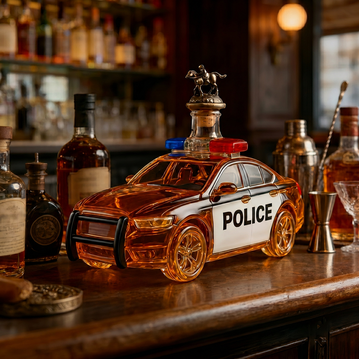 Decanter de Whisky Carro da Polícia | Lisboa by Luisa