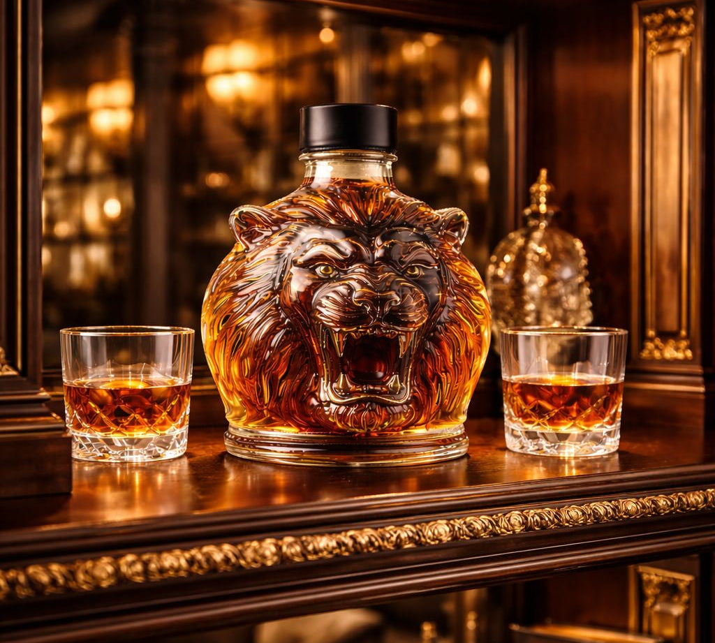 Decanter de Whisky Cabeça de Leão | Lisboa by Luisa