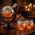 Conjunto de Whisky Mapa-Mundo com Copo | Lisboa by Luisa