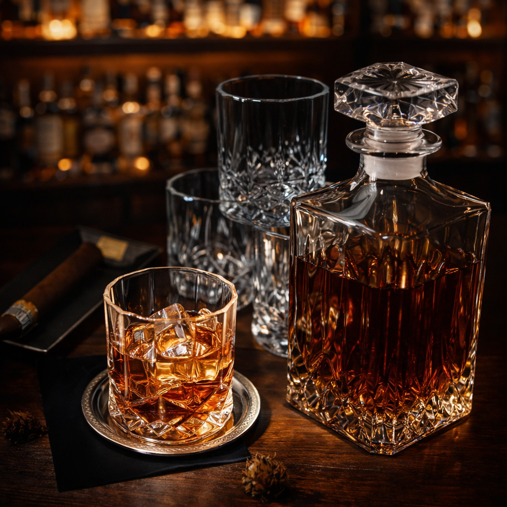 Conjunto de Whisky Garrafa e Copo | Lisboa by Luisa