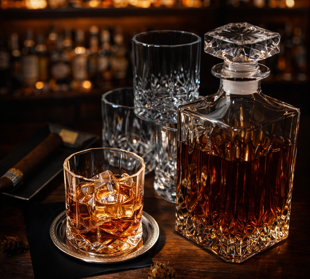Conjunto de Whisky Garrafa e Copo | Lisboa by Luisa