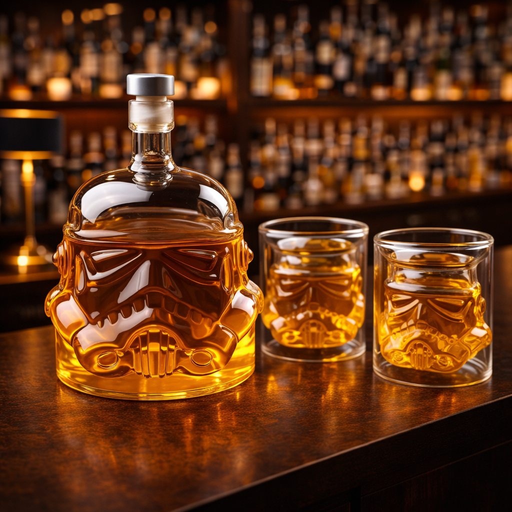 Conjunto de Whisky Garrafa e Copos | Lisboa by Luisa