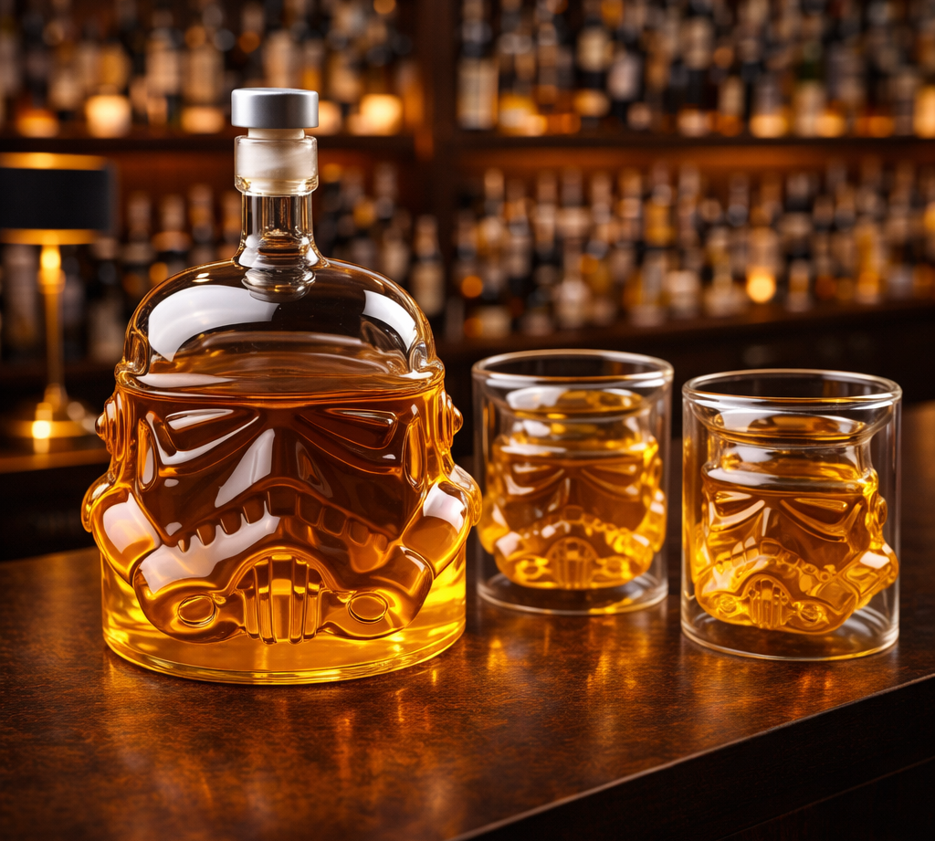 Conjunto de Whisky Garrafa e Copos | Lisboa by Luisa