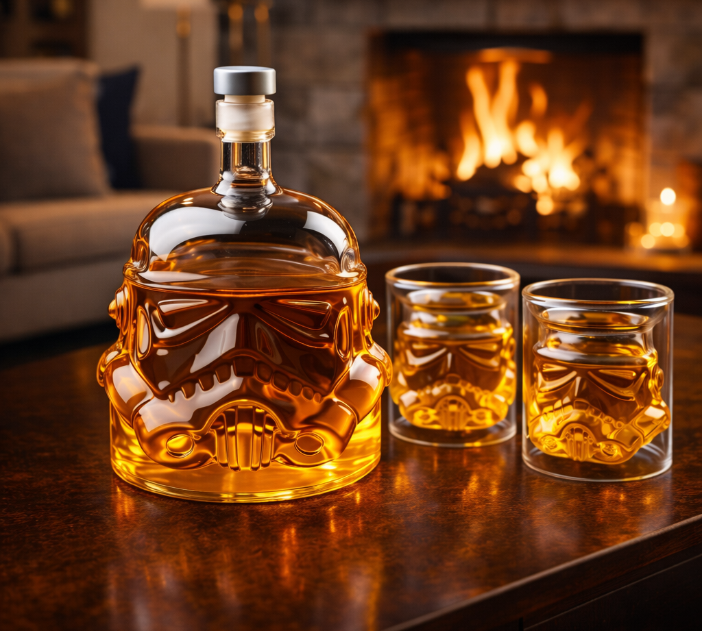 Conjunto de Whisky Garrafa e Copos | Lisboa by Luisa