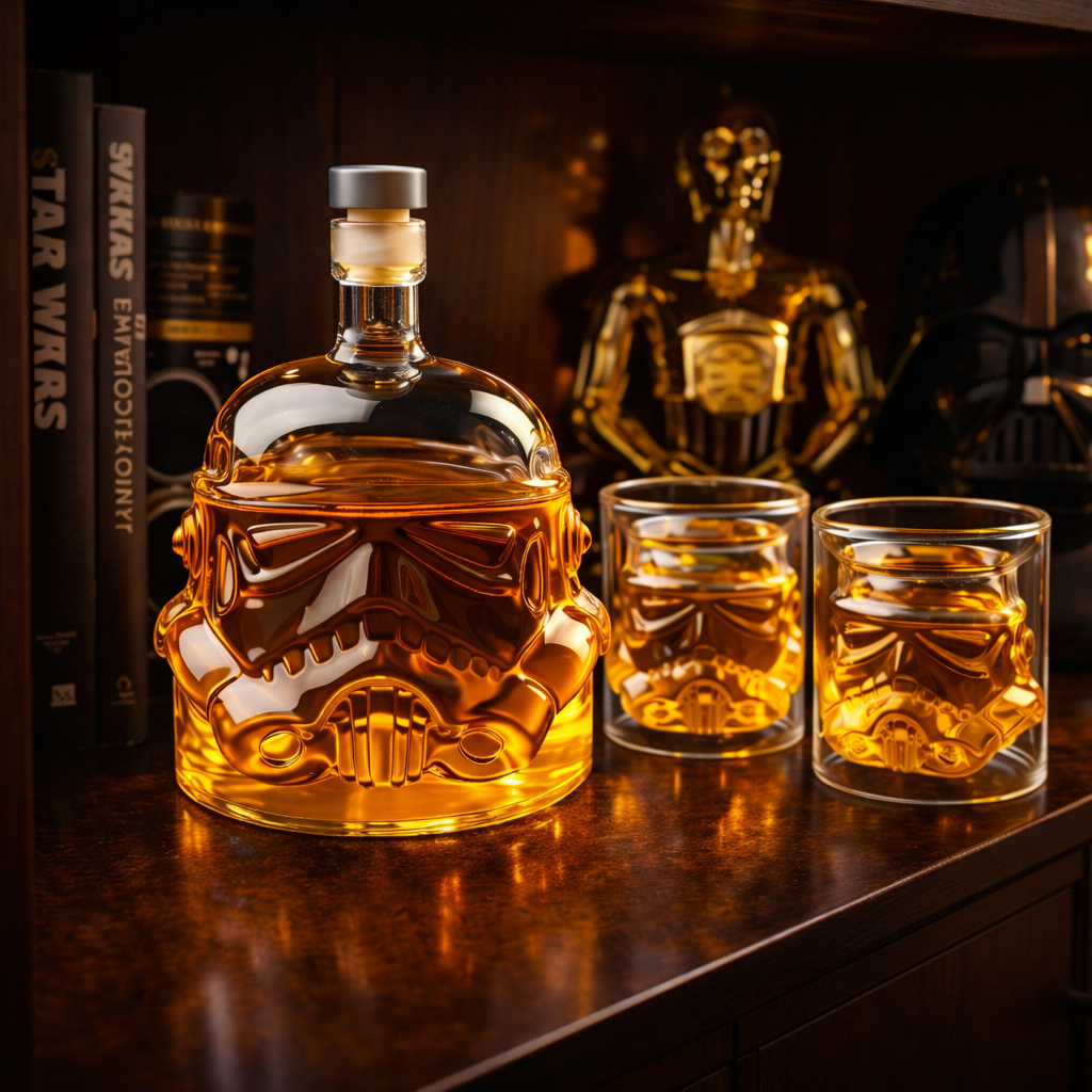 Conjunto de Whisky Garrafa e Copos | Lisboa by Luisa