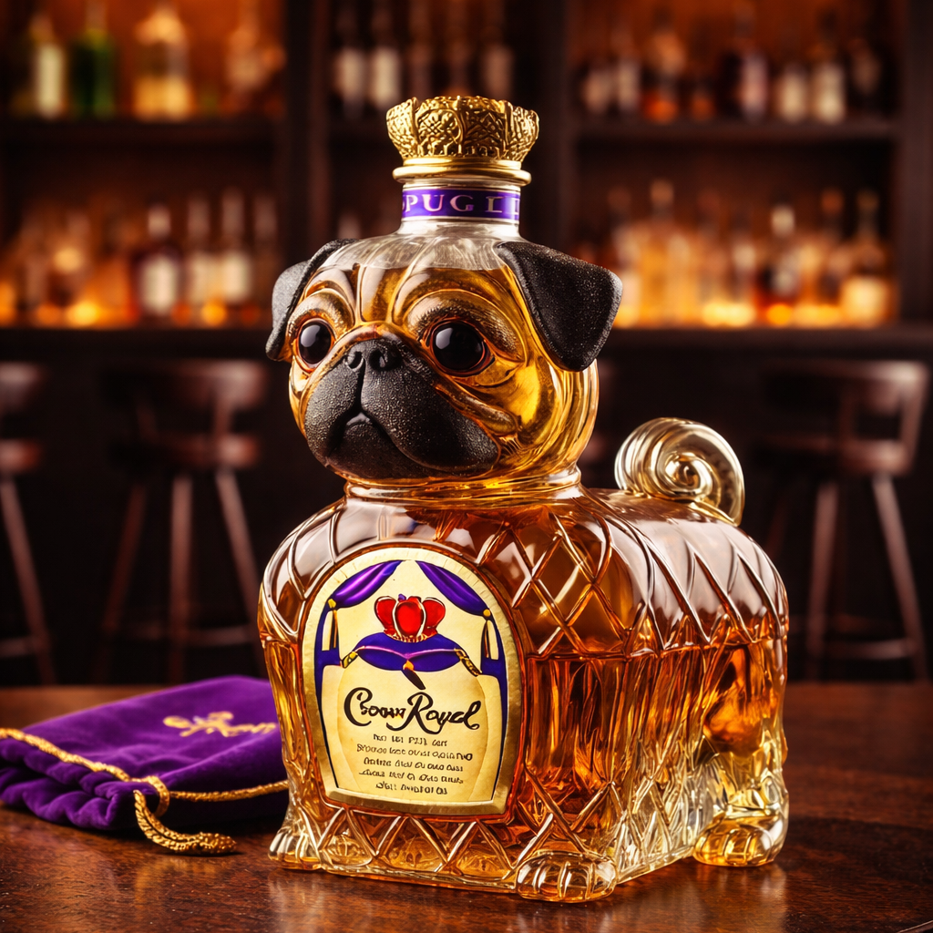 Decanter de Whisky Bulldog Francês | Lisboa by Luisa