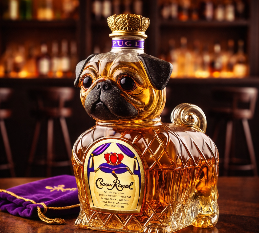 Decanter de Whisky Bulldog Francês | Lisboa by Luisa