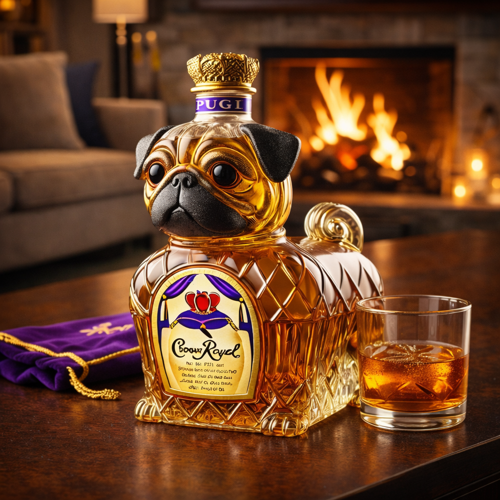 Decanter de Whisky Bulldog Francês | Lisboa by Luisa