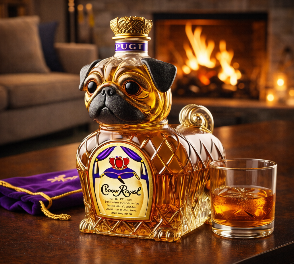 Decanter de Whisky Bulldog Francês | Lisboa by Luisa