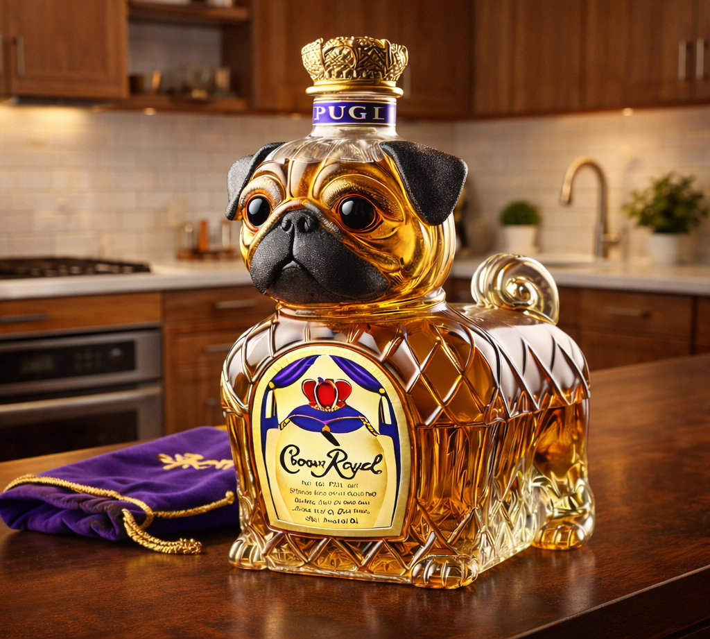 Decanter de Whisky Bulldog Francês | Lisboa by Luisa