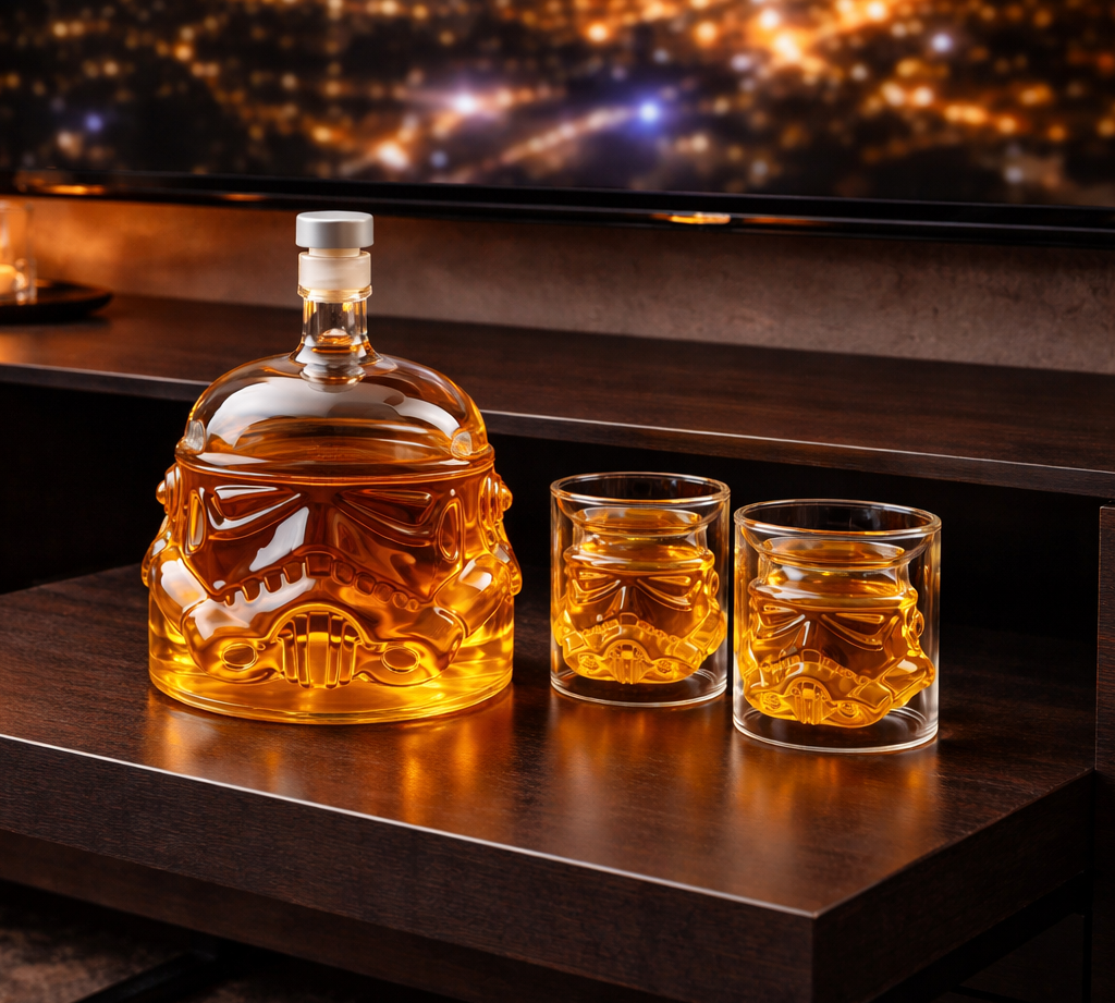 Conjunto de Whisky Garrafa e Copos | Lisboa by Luisa