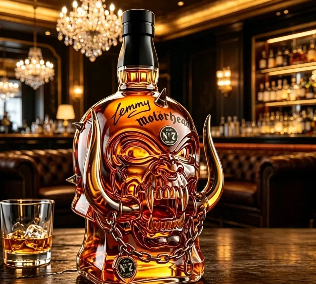 Decanter de Whisky Caveira com Chifres | Lisboa by Luisa