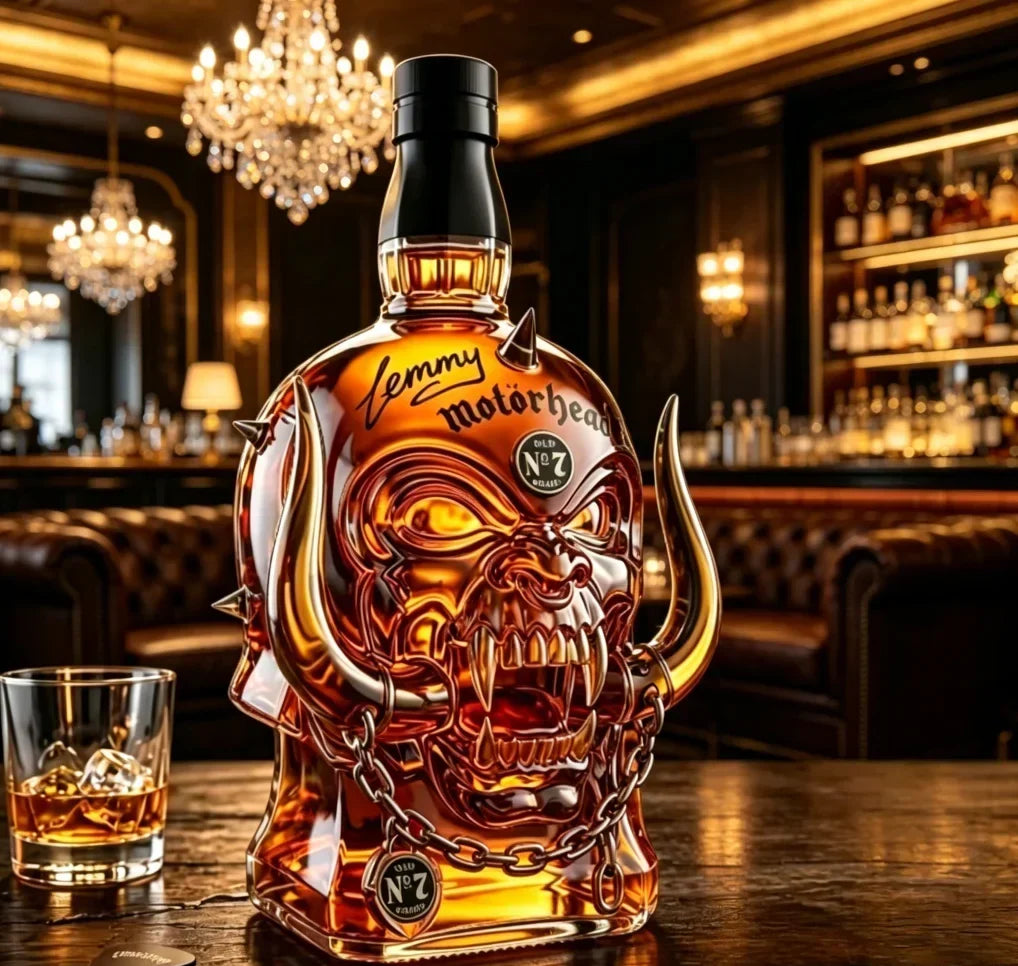 Decanter de Whisky Caveira com Chifres | Lisboa by Luisa