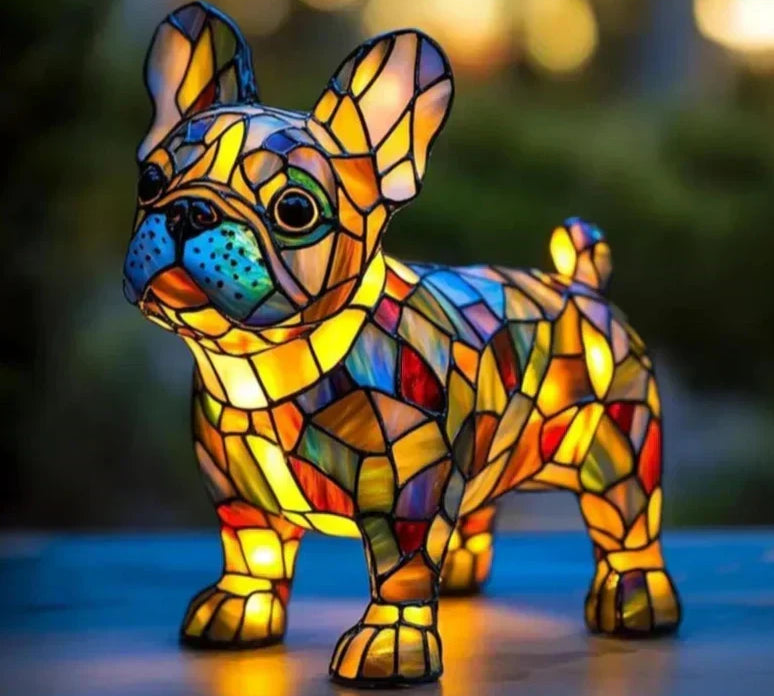 Candeeiro Geométrico Bulldog Francês | Lisboa by Luisa