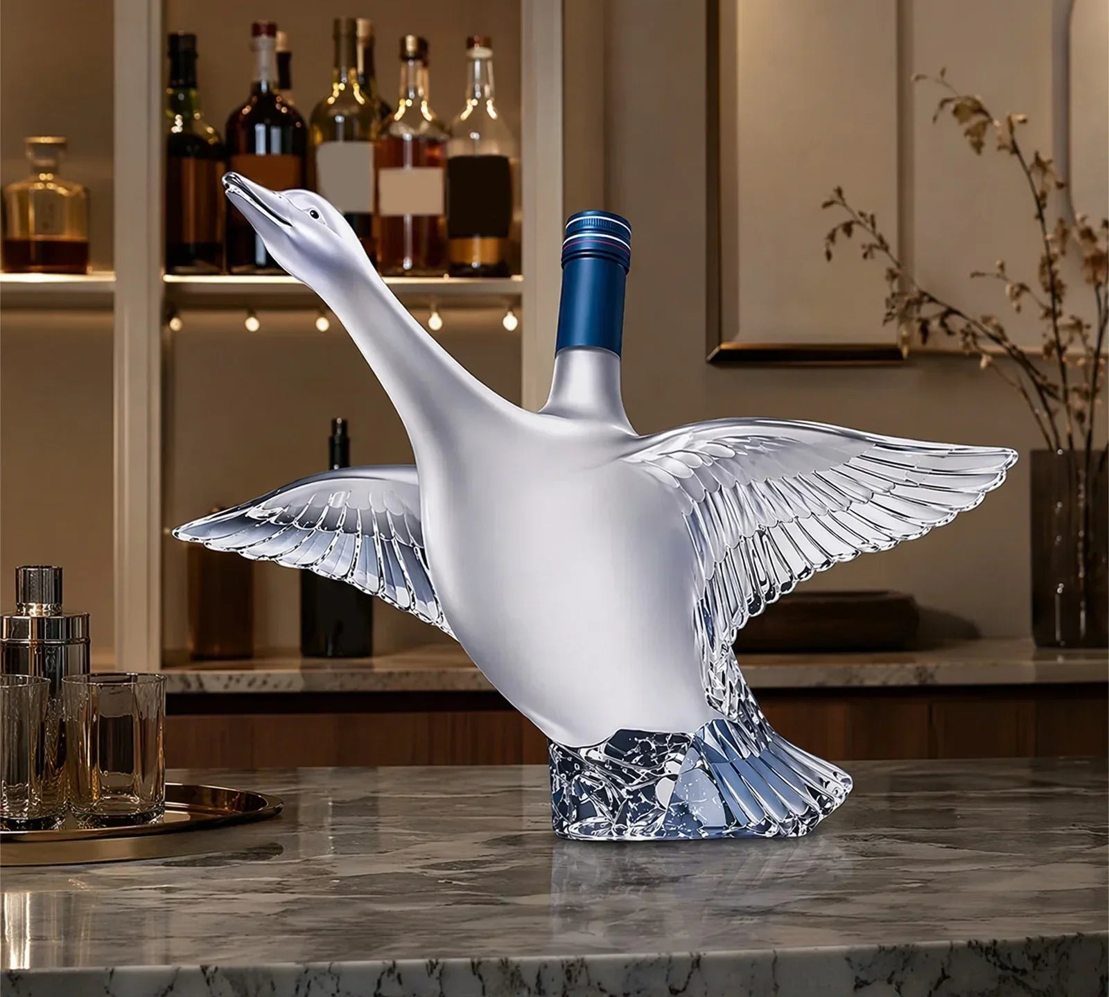 Decanter de Whisky Ganso em Voo | Lisboa by Luisa