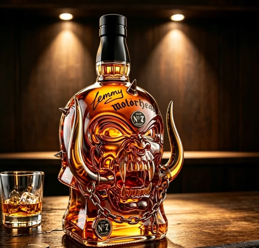 Decanter de Whisky Caveira com Chifres | Lisboa by Luisa