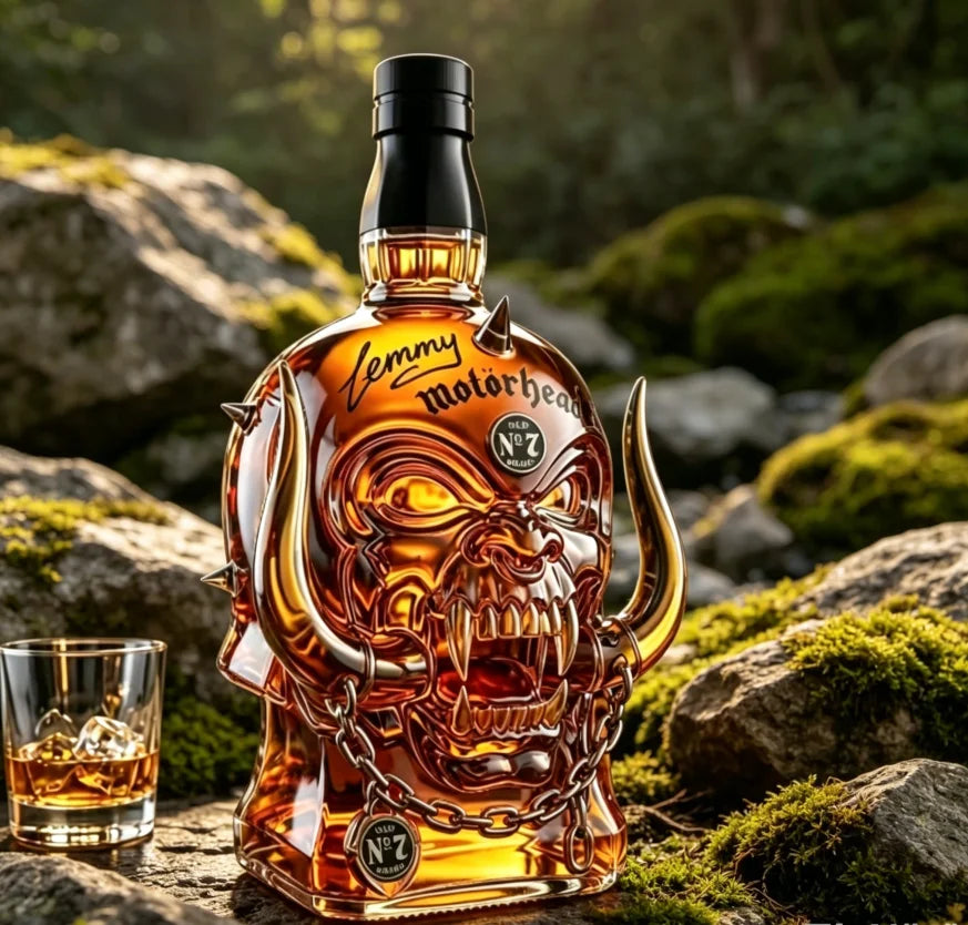 Decanter de Whisky Caveira com Chifres | Lisboa by Luisa