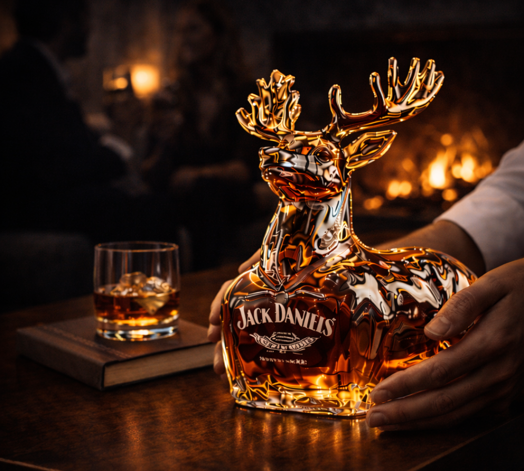 Decanter de Whisky Jack Daniel's Rena de Natal | Lisboa by Luisa